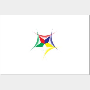 Star symbol inspired by Eastern Star logo Posters and Art